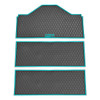 Xtreme Floor Mat Set, Evolution  D5 (6F), Sky Blue-GCM86ABB