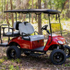 MJ Aspen Front Seat Cushions, EZGO TXT/RXV, Black