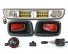Red Hawk EZGO TXT Golf Cart Light Kit - Street Legal Regular or LED Lights Bar
