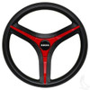Red Hawk Club Car Precedent Golf Cart Steering Wheel - Brenta ST Multiple Colors