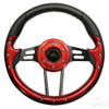 Red Hawk EZ-GO Golf Cart Steering Wheel Multiple Colors