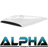 Nivel White Hood Scoop for ALPHA Body Kits