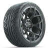 Nivel MadJax Flow Form Evolution Gunmetal Wheels with GTW Fusion GTR Street Tires, Set of 4