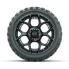 Nivel 15 MadJax Flow Form Evolution Matte Black Wheels with GTW Nomad Off Road Tires, Set of 4