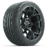 Nivel 15 MadJax Flow Form Evolution Matte Black Wheels with GTW Fusion GTR Street Tires, Set of 4