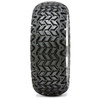 Nivel 14 GTW Tempest Chrome Wheels with 23 Predator A/T Tires - Set of 4