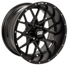 14″ GTW Vortex Matte Black Golf Cart Wheel