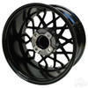 RHOX Golf Cart Wheel RX394, Gloss Black, 14x7 ET-25