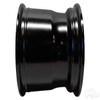 RHOX Golf Cart Wheel RX390, Machined Gloss Black, 12x7 ET-25