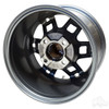 RHOX Golf Cart Wheel RX390, Gun Metal, 12x7 ET-25