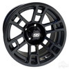 RHOX Golf Cart Wheel RX391, Matte Black, 14x7 ET-25