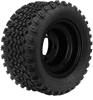 SGC 8″ Steel Wheel – Black / STEELENG 22″x11″-8″ All Terrain Tire (SET of 4)