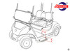 Yamaha Drive Golf Cart Nerf Bar Set (2007-2016)