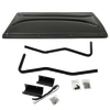 OEM Club Car Precedent, Tempo & Onward 4 Passenger Extended Roof Canopy Kit Black (47570464001)