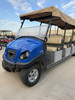 2018 Club Car Transporter XL 8 Passenger- Blue