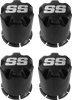 SGC 10″ Panther Glossy Black Wheel – Aluminum Alloy / STEELENG 22″x11″-10″ All Terrain Tire (SET of 4)