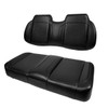 MJ Aspen Front Seat Cushions, EZGO TXT/RXV, Black