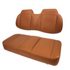 MJ Aspen Front Seat Cushions, EZGO TXT/RXV, Caramel Brown