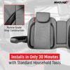 Commander Front Seat Cushions, EZGO RXV, Smoke