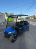 2023 Club Car Tempo 6-Passenger Electric Golf Cart - Blue
