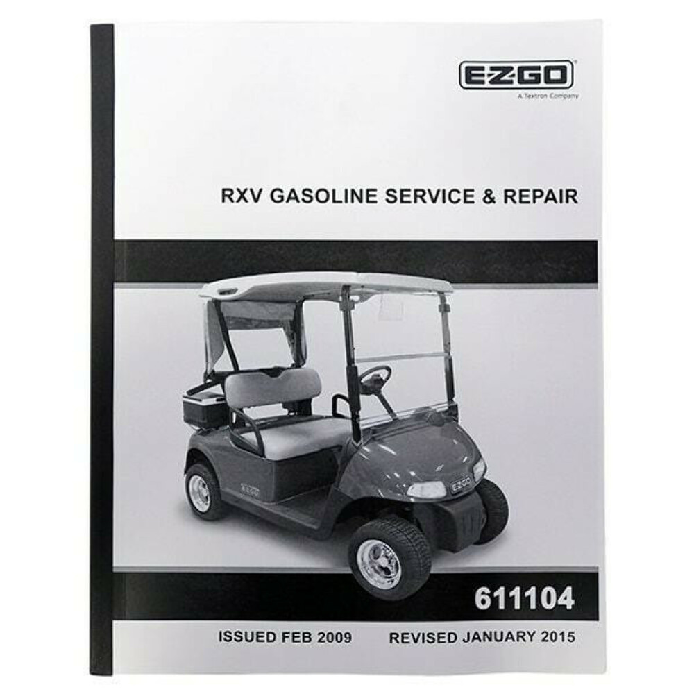 EZGO RXV Gas Golf Cart Service Manual