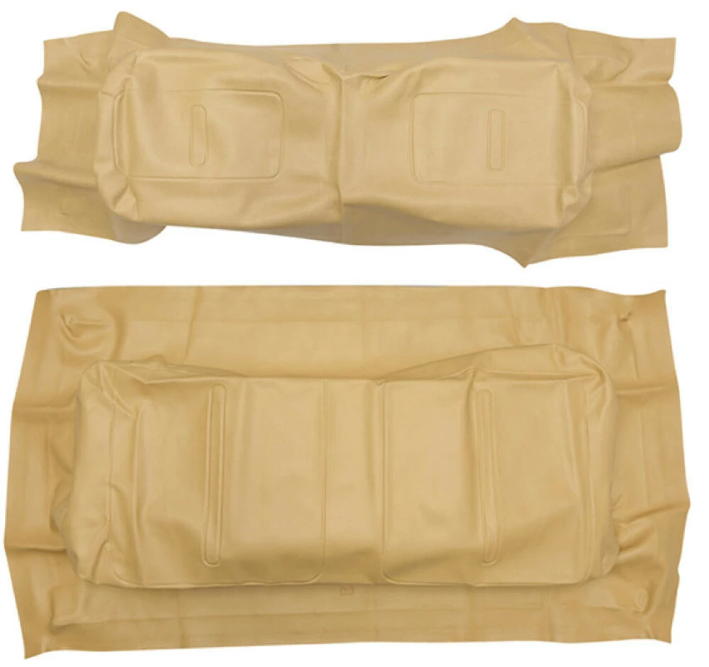 Yamaha G29/Drive Golf Cart Rear Flip Seat Kit w/ PURE WHITE Cushions (2007-2016) | SGC NOMAD
