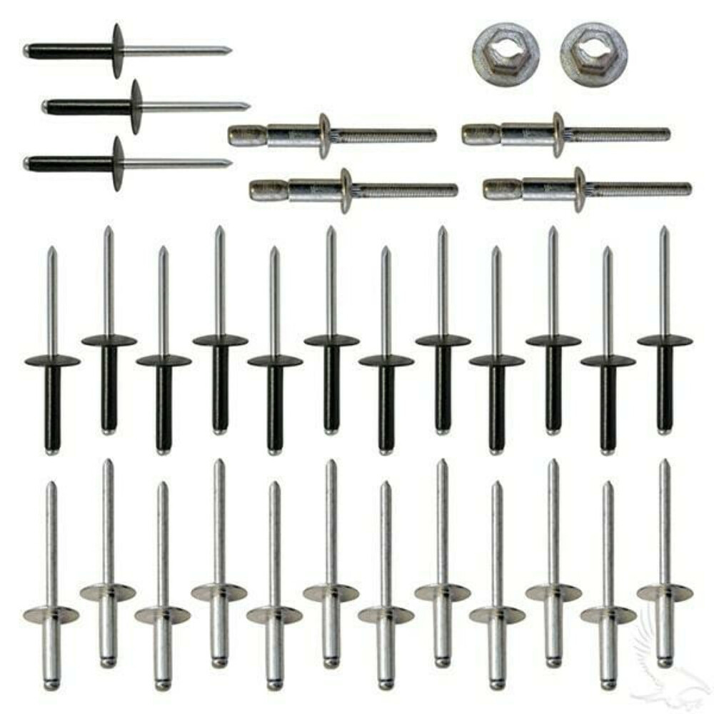 EZGO TXT Golf Cart Body Rivet Kit