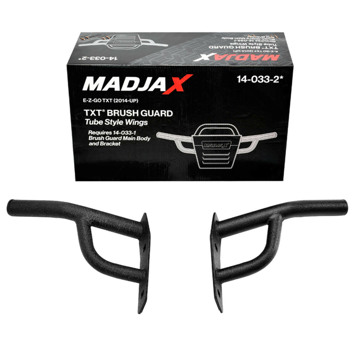 MadJax EZGO TXT Tube Style Golf Cart Brush Guard (2014-Up)