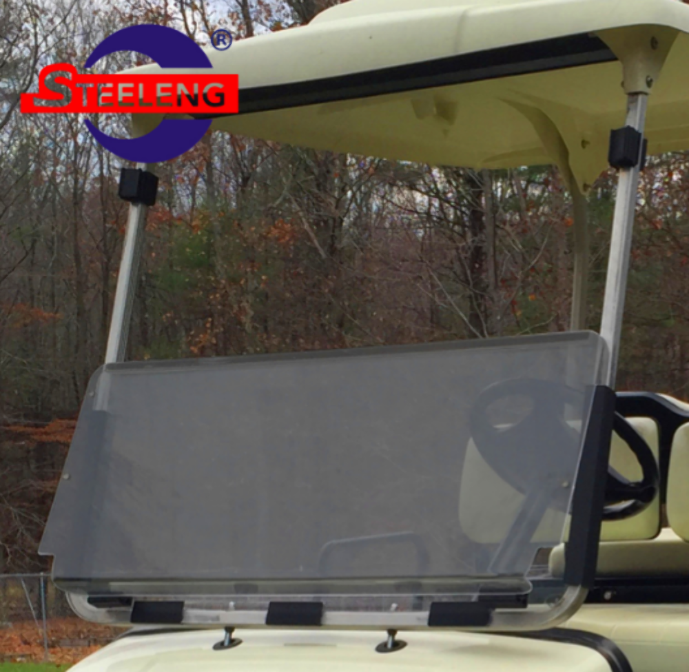 Yamaha G22 Golf Cart Tinted Foldable Windshield - Golf Cart Garage