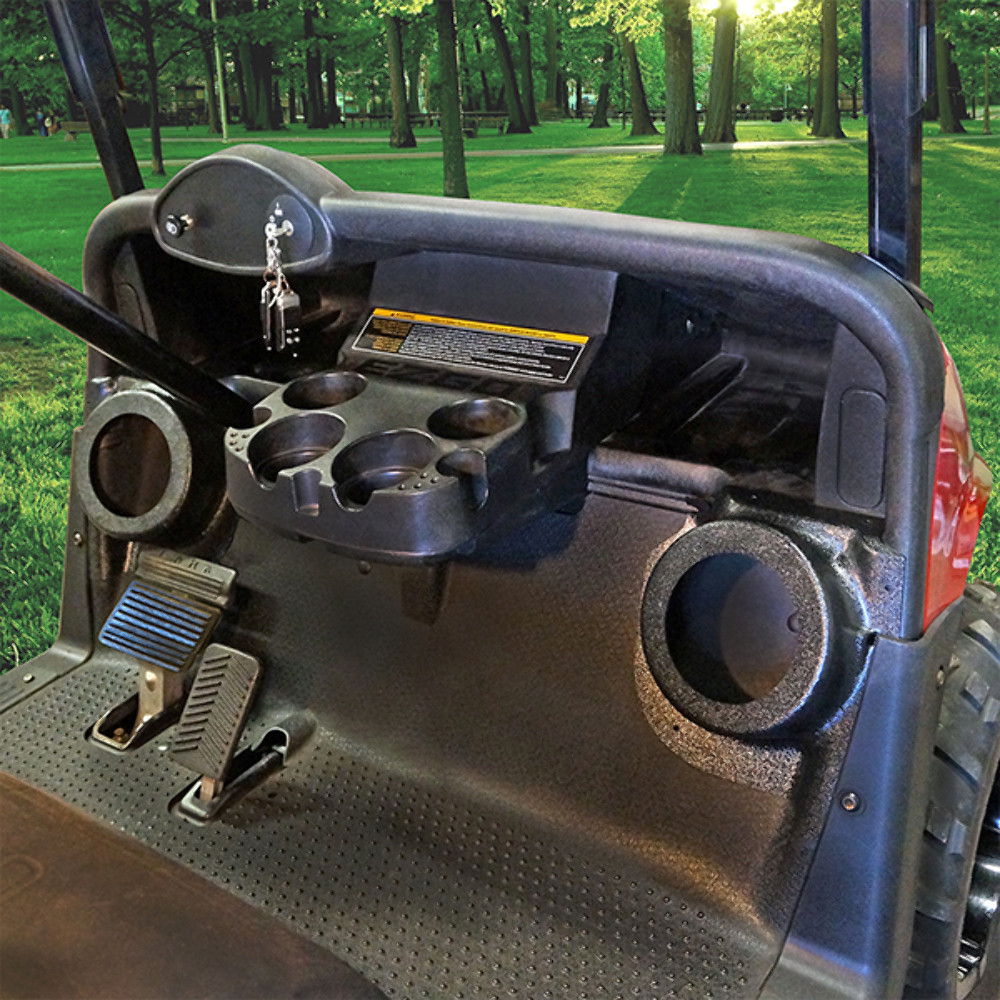 EZGO RXV (2008+) Speaker Pod Set Of 2 Black ABS - Golf Cart Garage