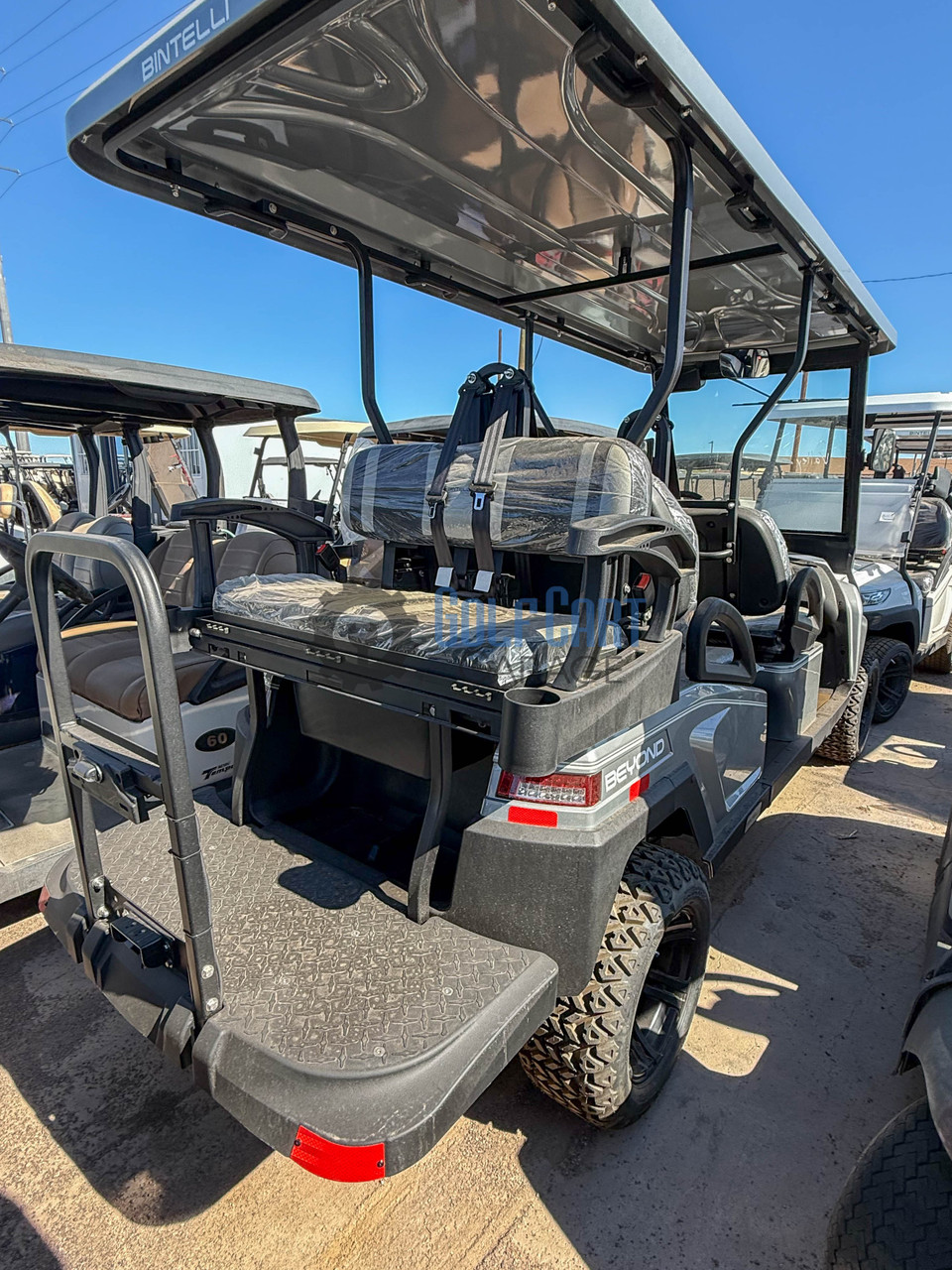 2024 Bintelli 6PR Lifted- Titanium - Golf Cart Garage