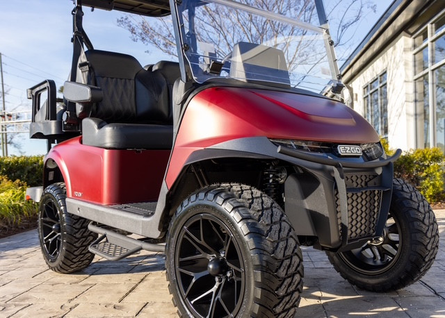EVISU GOLF ベスト レッド カモメロゴ 2026 E-Z-GO RXV 4 Summit XT