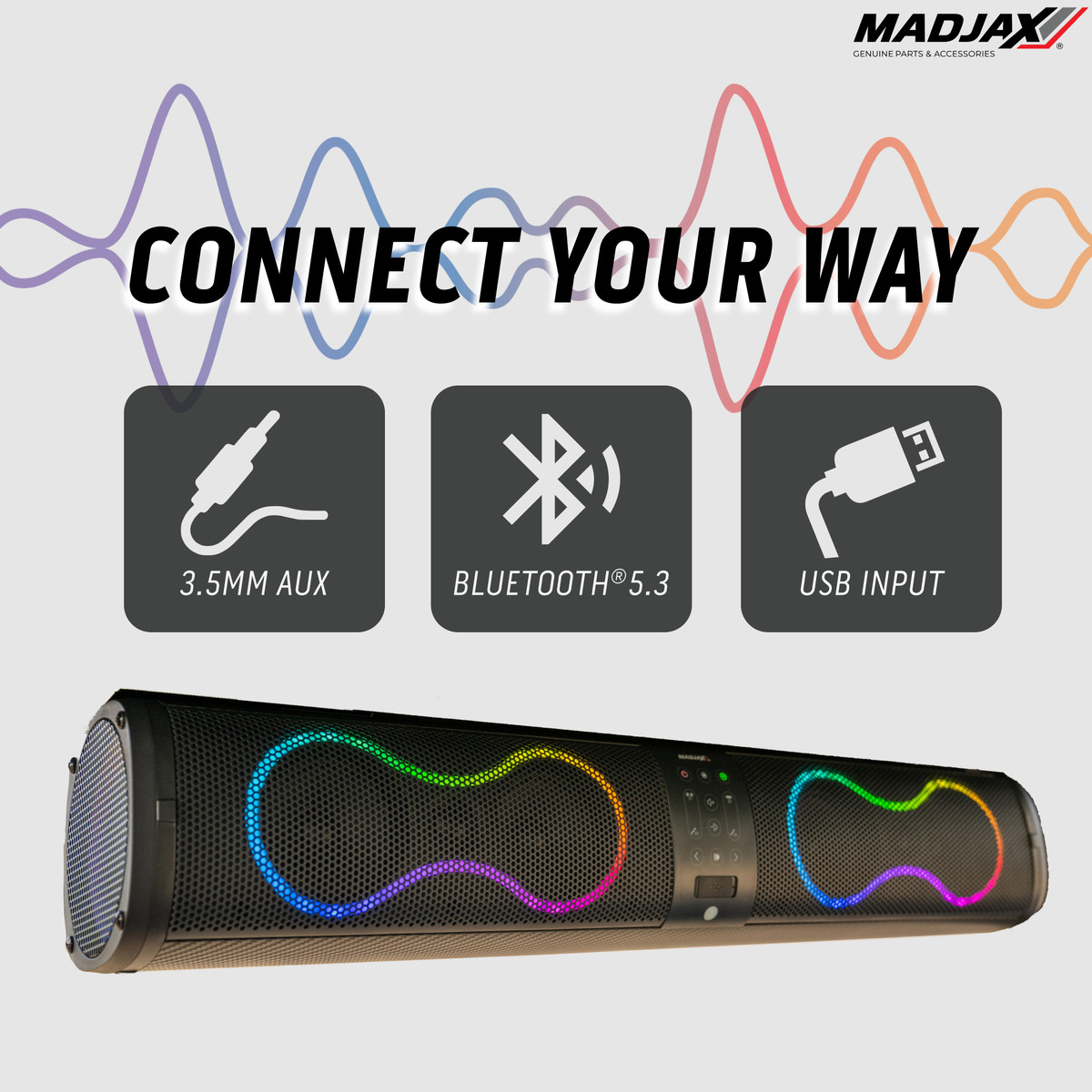 MadJax® 26 Inch Decibel Soundbar - Golf Cart Garage