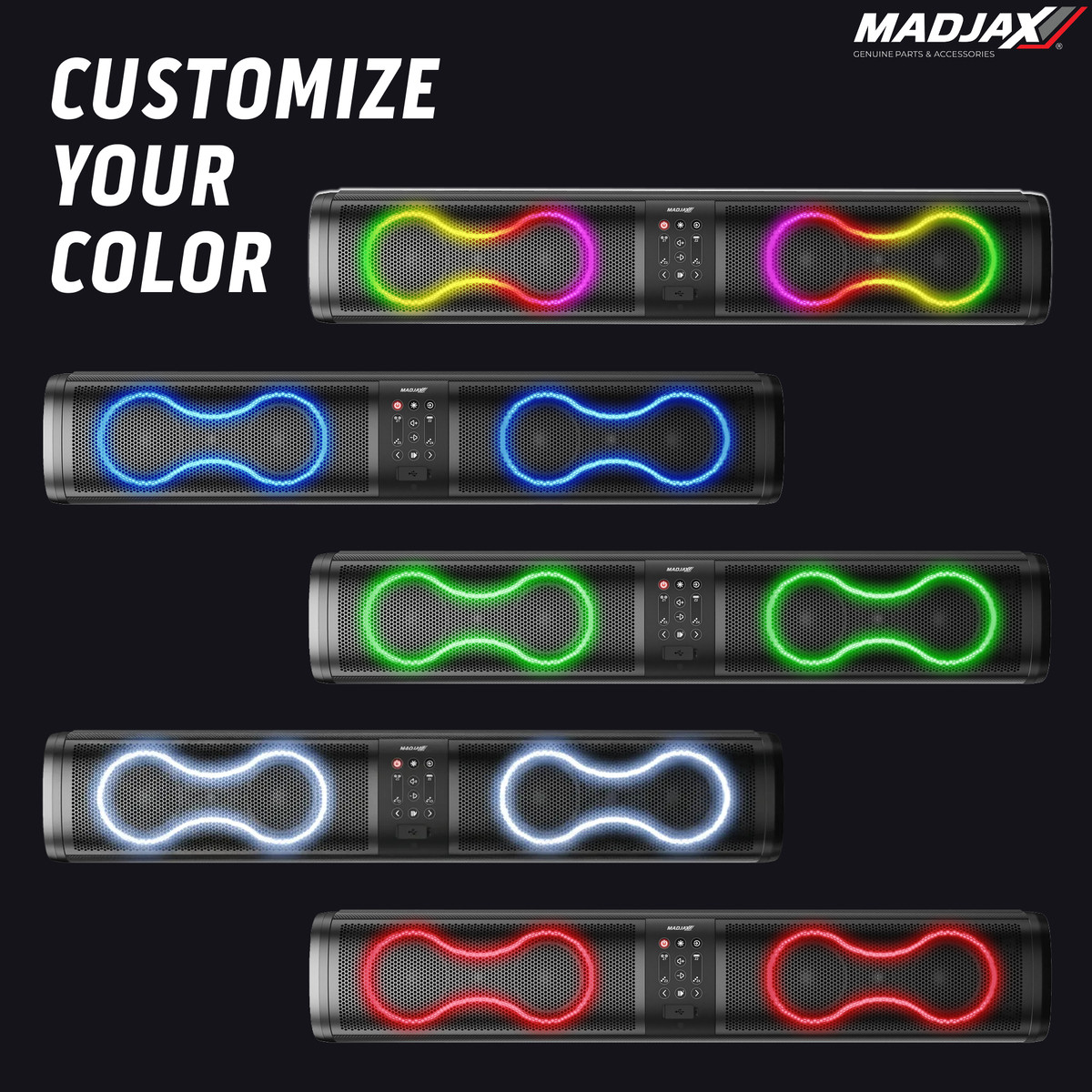 MadJax® 26 Inch Decibel Soundbar - Golf Cart Garage