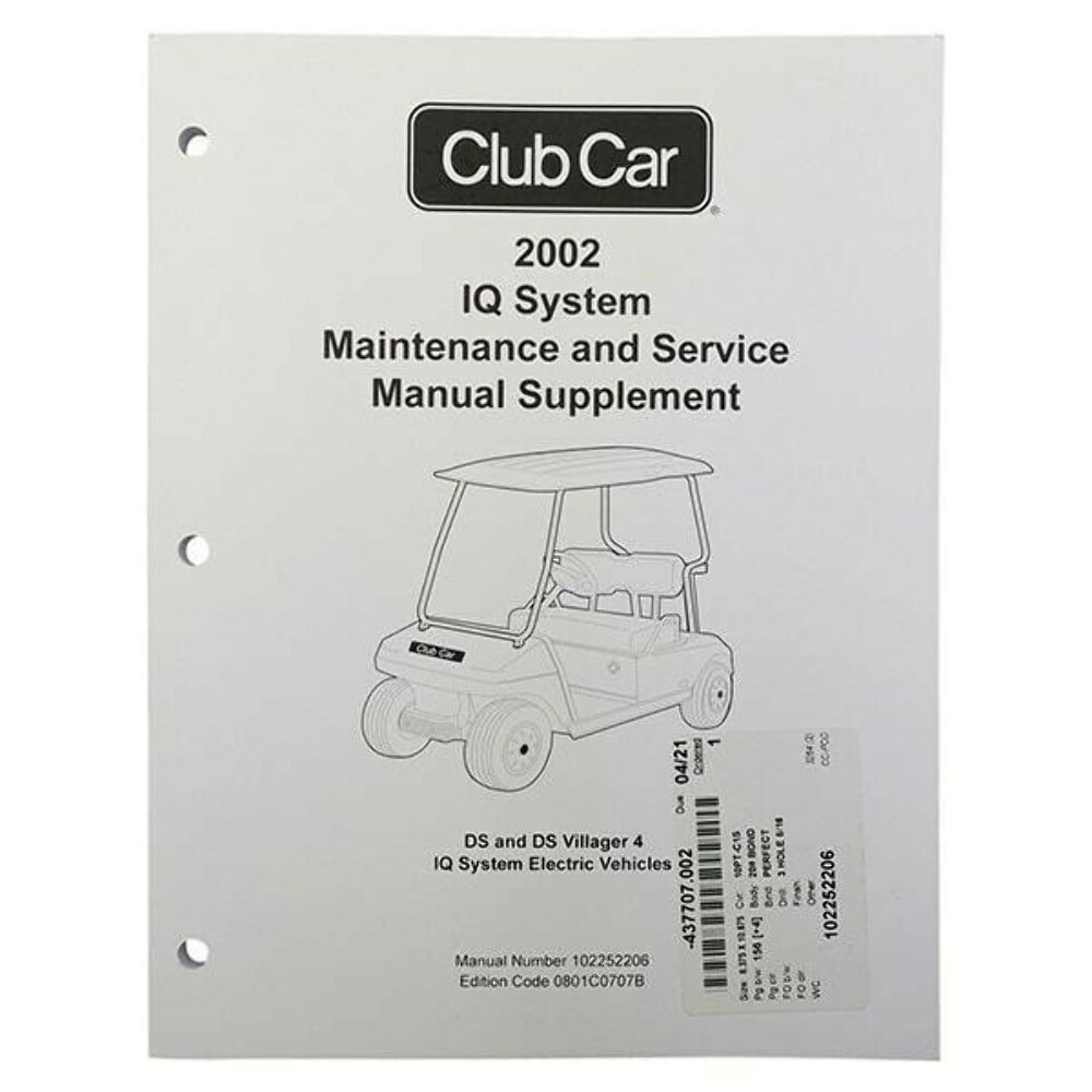 Golf Cart Service Manuals