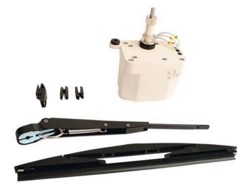 Golf Cart Windshield Wiper Manual Chrome Windshield Wipers Club Car, EZGO, Yamaha