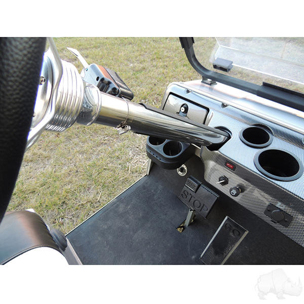 Club Car Golf Cart Steering Column Cover (Stainless Steel) Golf Cart Garage