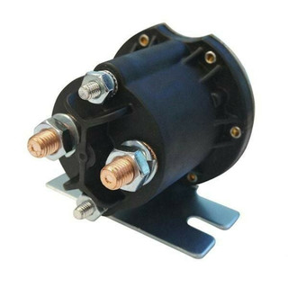 Red Hawk EZGO TXT 48V Golf Cart Solenoid, 48V 4 Terminal Silver