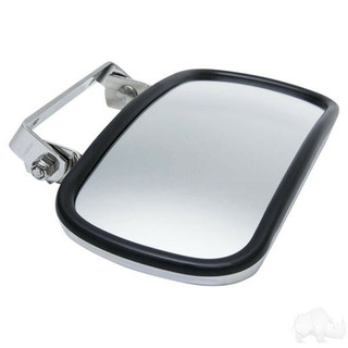 Red Hawk Universal 180 Degree Convex Roof Mount Mirror, Stainless Steel