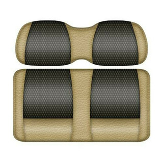 EZGO RXV DoubleTake MAX 6 Helix Rear Seat Kit, Deluxe Veranda Cushions