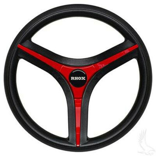 Red Hawk Club Car Precedent Golf Cart Steering Wheel - Brenta ST Multiple Colors