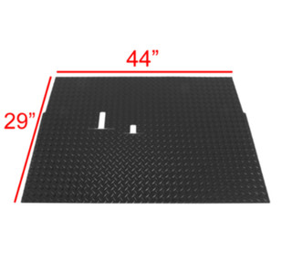 MadJax® Club Car DS Replacement Diamond Plated Floormat
