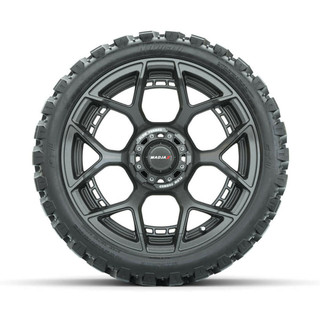 Nivel MadJax Flow Form Evolution Gunmetal Wheels with GTW Nomad Off Road Tires, Set of 4