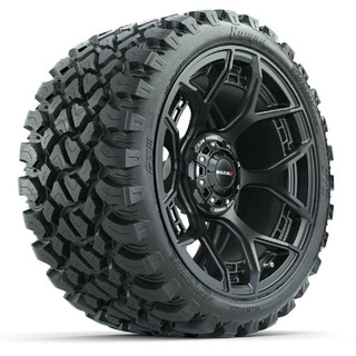 Nivel 15 MadJax Flow Form Evolution Matte Black Wheels with GTW Nomad Off Road Tires, Set of 4