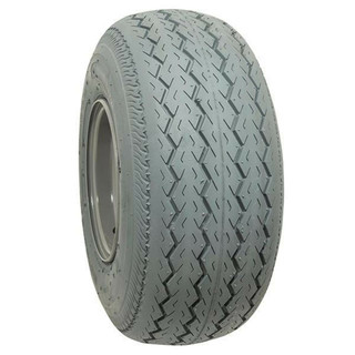 Nivel 18.5x8.50-8 Grey Sawtooth Street Golf Cart Tire, 4 Ply No Lift Required