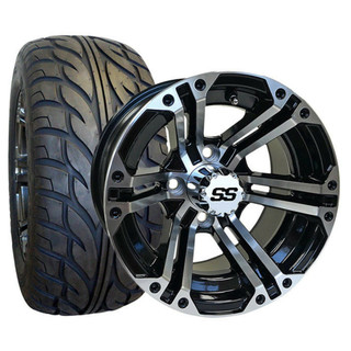 Red Hawk RHOX 22x10R12 Wheel/Tire Combo 22 Tall Pre-Mounted