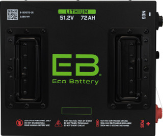 Eco Battery 48V 72Ah Lifepo4 Golf Cart Battery "Cube"