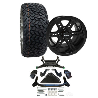 RHOX 14" All-Terrain Wheel/Tire and 6" Lift Kit Bundle - Yamaha G22