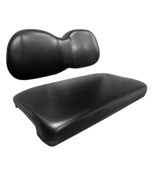 Club Car DS Golf Cart Front Seat Cushions  (2000.5-up) – Black