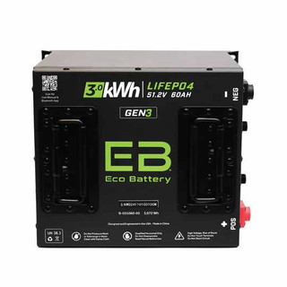 Eco Battery Gen3 51V 60Ah Lithium Golf Cart Battery Bundle